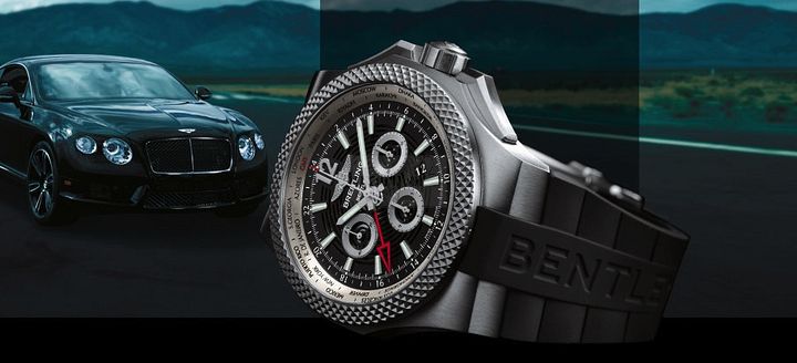 Copy Rubber Strap UK Breitling Bently GMT Light Body B04 Replica Watches