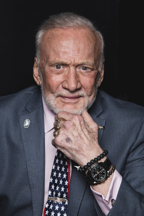 Buzz Aldrin And Black Dial Copy UK Omega Speedmaster Professional Moonphase Chronograph