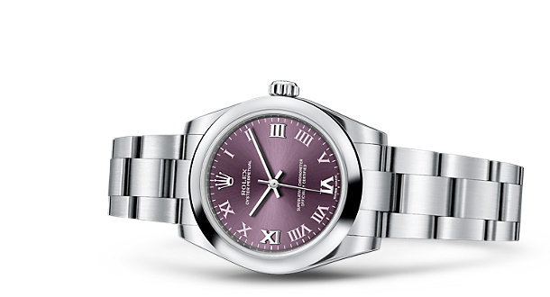 UK Red Grape Dial Rolex Oyster Perpetual Replica Watches Will Be You Best Companion