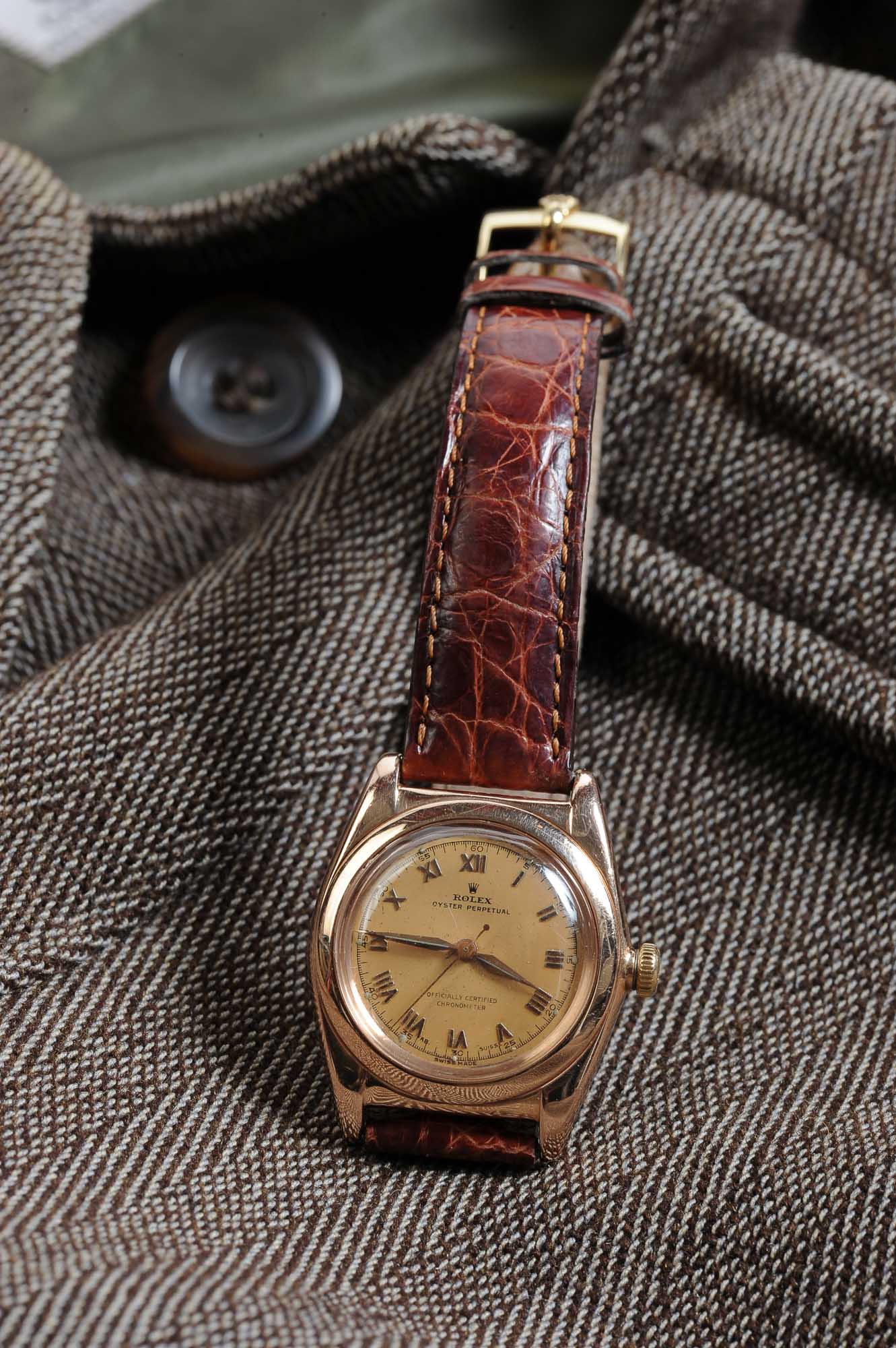UK High Quality Fake Rolex 6085 Oyster Perpetual ‘Bubbleback’ Watches